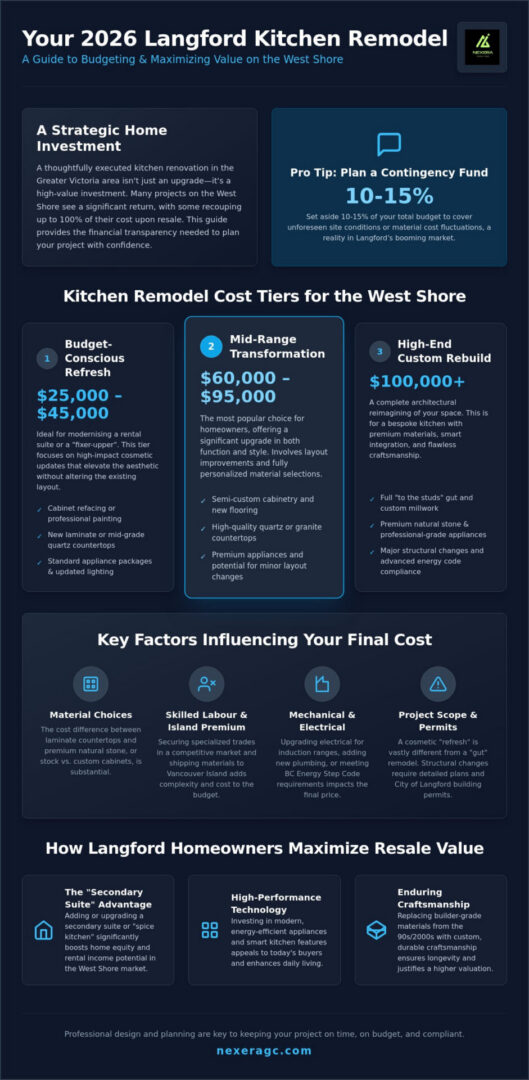Kitchen Remodel Cost in Langford: The 2026 Homeowner’s Budgeting Guide