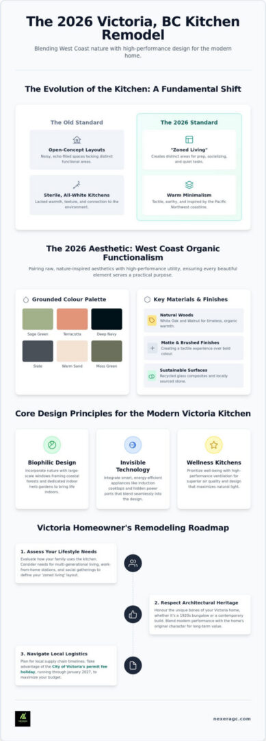 Kitchen Remodeling in Victoria BC: The 2026 Design and Lifestyle Trends