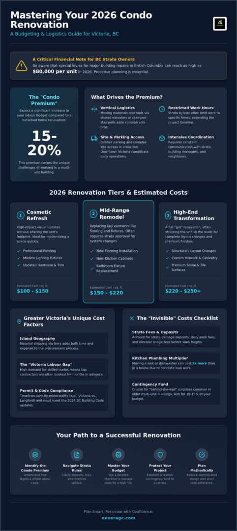 Condo Renovation Costs in Victoria, BC: The 2026 Budgeting Checklist