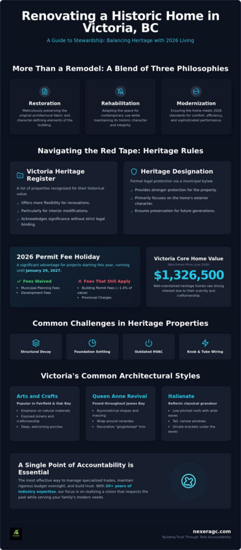 Historic Home Renovation in Victoria, BC: A Guide to Timeless Stewardship