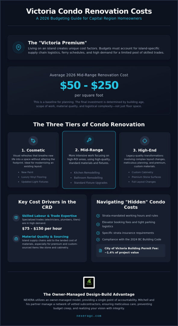 Condo Renovation Cost in Victoria, BC: The 2026 Budgeting Guide